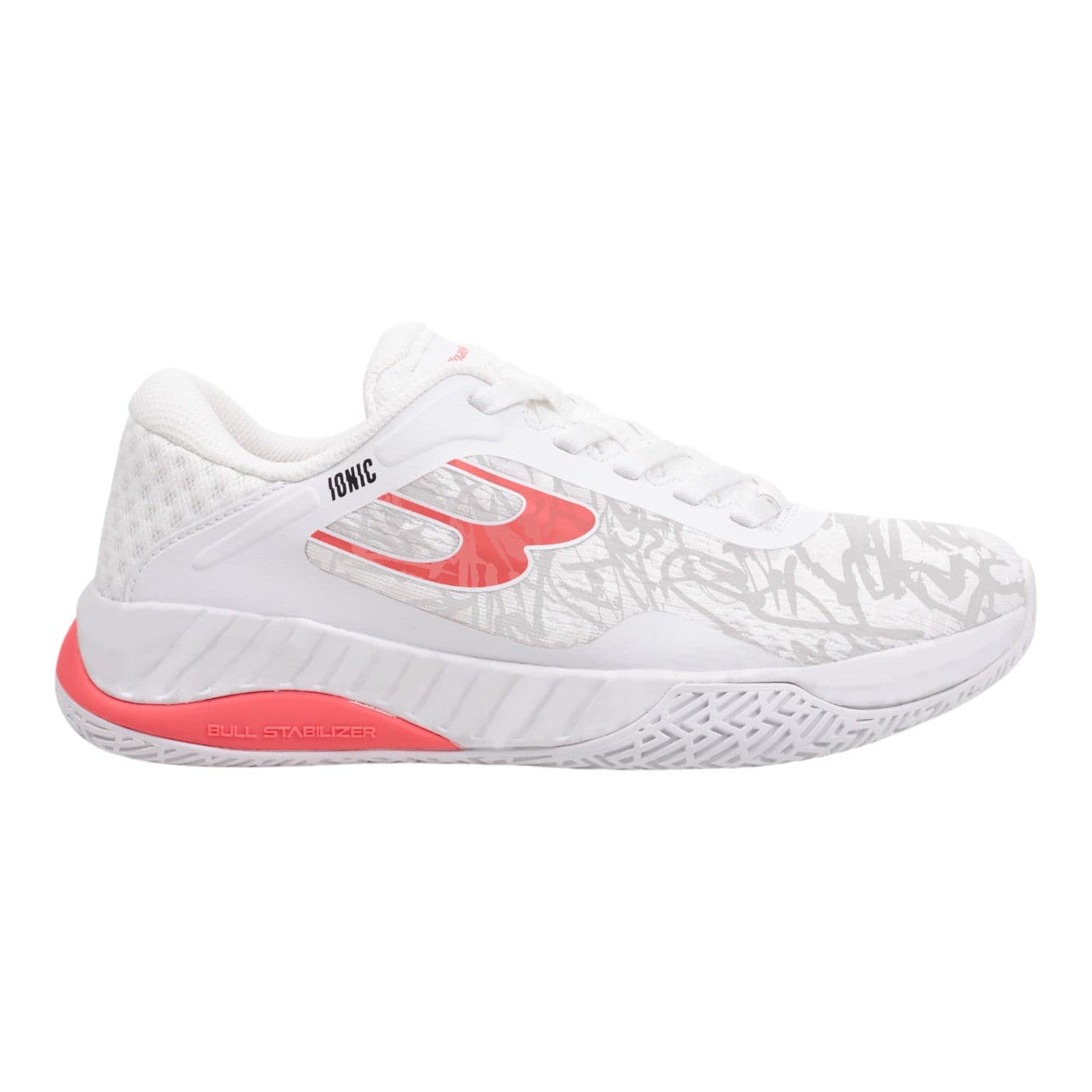 Bullpadel Ionic W 25V Blanc/Rose Chaussures Femme SS25